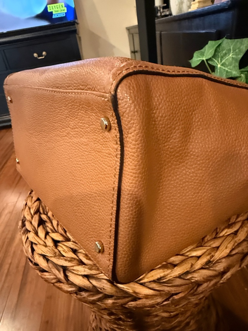 kate spade Leather Tote in Saddle Tan with Tassels - Picture 11 of 16